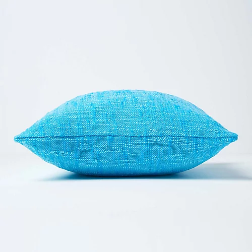 Homescapes Nirvana Cotton Teal Cushion Cover, 60 X 60 Cm 4 Homescapes Nirvana Cotton Teal Cushion Cover, 60 X 60 Cm - Image 2