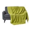 Homescapes Nirvana Slub Cotton Lime Green Throw, 255 X 360 Cm 2 Homescapes Nirvana Slub Cotton Lime Green Throw, 255 X 360 Cm -DIY homescapes nirvana slub cotton lime green throw 255 x 360 cm5055967429291 01c MP