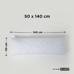Homescapes Quilted Body Pillow Protector 7 Homescapes Quilted Body Pillow Protector -DIY homescapes quilted body pillow protector5056280712169 02c MP