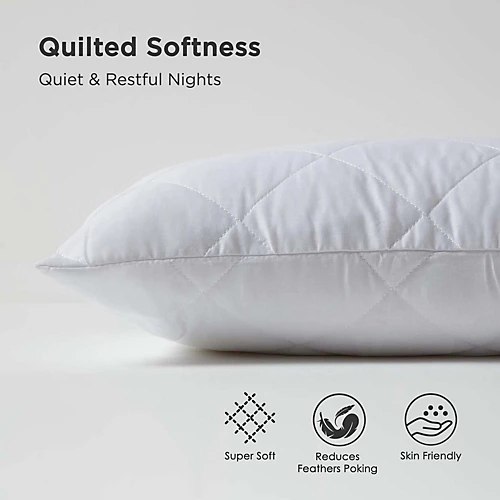 Homescapes Quilted Body Pillow Protector 6 Homescapes Quilted Body Pillow Protector - Image 4