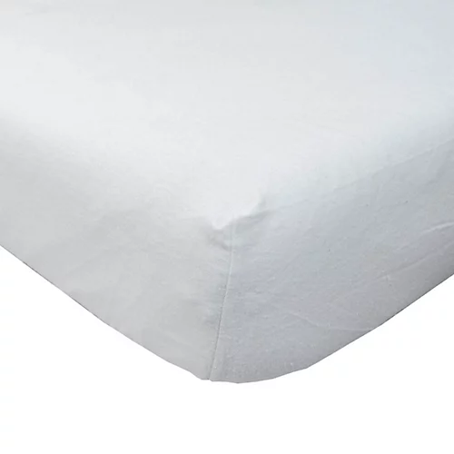 Homescapes White Brushed Cotton Fitted Sheet 100% Cotton Luxury Flannelette, Double 3 Homescapes White Brushed Cotton Fitted Sheet 100% Cotton Luxury Flannelette, Double