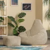 Icon Dalton Corduroy Bean Bag Chair & Pouffe Beige Grey Recliner Bean Bags -DIY icon dalton corduroy bean bag chair pouffe beige grey recliner bean bags5060958979969 01c MP