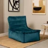 Icon Dolce Lounger Bean Bag Teal Green Velvet Bean Bag Chair -DIY icon dolce lounger bean bag teal green velvet bean bag chair5060760892272 01c MP