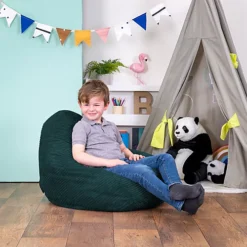 Icon Kids Dalton Corduroy Bean Bag Chair Teal Green Childrens Bean Bags -DIY icon kids dalton corduroy bean bag chair teal green childrens bean bags5060760891824 02c MP