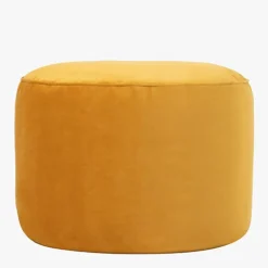 Icon Milano Velvet Bean Bag Pouffe Ochre Yellow Large Velvet Footstools -DIY icon milano velvet bean bag pouffe ochre yellow large velvet footstools5060554748013 03c MP