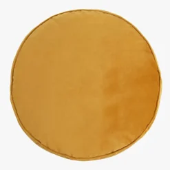 Icon Milano Velvet Bean Bag Pouffe Ochre Yellow Large Velvet Footstools -DIY icon milano velvet bean bag pouffe ochre yellow large velvet footstools5060554748013 04c MP