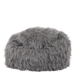 Icon Mongolian Classic Faux Fur Bean Bag Chair Charcoal Grey -DIY icon mongolian classic faux fur bean bag chair charcoal grey5060554742516 04c MP