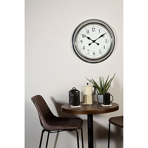 Interiors By Premier Chrome Finish Wall Clock 5 Interiors By Premier Chrome Finish Wall Clock - Image 3