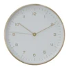 Interiors By Premier Elko Gold / White Finish Wall Clock -DIY interiors by premier elko gold white finish wall clock5018705447544 01c MP