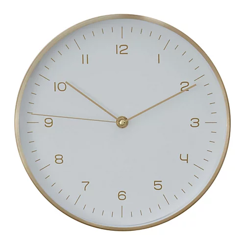 Interiors By Premier Elko Gold / White Finish Wall Clock 3 Interiors By Premier Elko Gold / White Finish Wall Clock