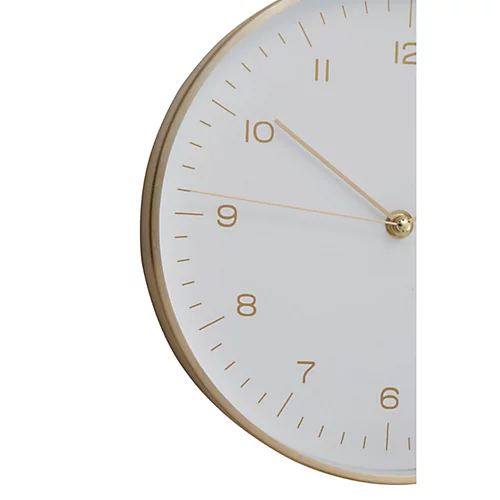 Interiors By Premier Elko Gold / White Finish Wall Clock 5 Interiors By Premier Elko Gold / White Finish Wall Clock - Image 3