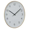 Interiors By Premier Elko Oval Wall Clock With Gold Finish -DIY interiors by premier elko oval wall clock with gold finish5018705447216 01c MP
