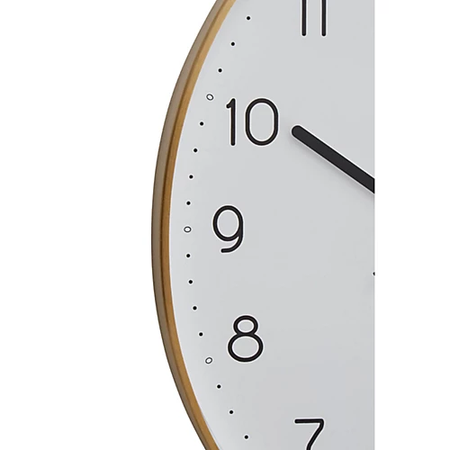 Interiors By Premier Elko Oval Wall Clock With Gold Finish 5 Interiors By Premier Elko Oval Wall Clock With Gold Finish - Image 3