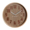 Interiors By Premier Vitus Brown Grain Small Wall Clock -DIY interiors by premier vitus brown grain small wall clock5018705402284 01c MP