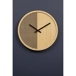 Interiors By Premier Vitus Wooden Wall Clock -DIY interiors by premier vitus wooden wall clock5018705990804 03c MP