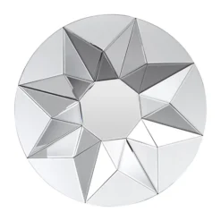 Interiors By Premier Wanda 3D Shape Round Wall Mirror