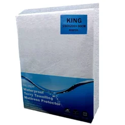 King Size Waterproof Terry Towel Mattress Protector Fitted Bed Sheet Cover Topper Bedding 6 King Size Waterproof Terry Towel Mattress Protector Fitted Bed Sheet Cover Topper Bedding -DIY king size waterproof terry towel mattress protector fitted bed sheet cover topper bedding5057102008118 02c MP