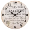 Kitchen Rules Wall Clock. Diameter 34 Cm 1 Kitchen Rules Wall Clock. Diameter 34 Cm -DIY kitchen rules wall clock diameter 34 cm5055581628278 01c MP