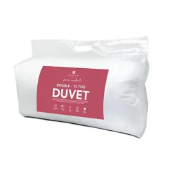 Lancashire Textiles 15 Tog Polycotton Casing Hollowfibre Filling Winter Super Snuggly Duvet - Double -DIY lancashire textiles 15 tog polycotton casing hollowfibre filling winter super snuggly duvet double5050325001973 02c MP