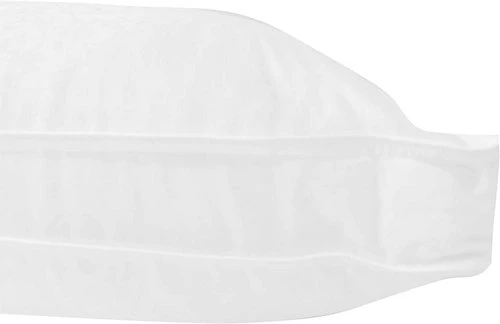 Lancashire Textiles 300 Thread Count Jacquard Cotton And Silk Blend Filling Box Pillow For Medium Support - Single Pillow 6 Lancashire Textiles 300 Thread Count Jacquard Cotton And Silk Blend Filling Box Pillow For Medium Support - Single Pillow - Image 4