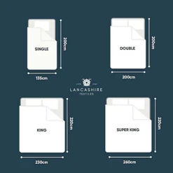 Lancashire Textiles Luxury Microfibre 13.5 Tog Anti-Allergy Super-Soft Duvet For Autumn/Winter - Double -DIY lancashire textiles luxury microfibre 13 5 tog anti allergy super soft duvet for autumn winter double5050325999942 03c MP