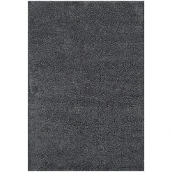Lilia Shaggy Dark Grey Rug 120cmx57cm