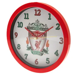 Liverpool FC Crest Wall Clock White/Red (One Size) -DIY liverpool fc crest wall clock white red one size 5063300148211 03c MP