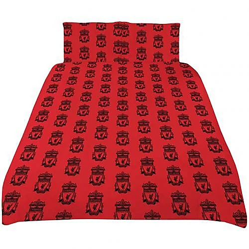 Liverpool FC Duvet Cover Set Black/Red/Grey (Single) 6 Liverpool FC Duvet Cover Set Black/Red/Grey (Single) - Image 4