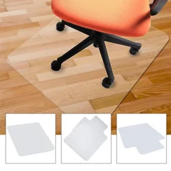 Livingandhome PVC Anti Slip Chair Mat Floor Protector 750 Mm X 1200 Mm