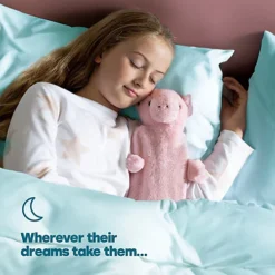 LIVIVO 2L Extra Long Fluffy Hot Water Bottle With Faux Fur Removable Cover, Machine Washable - 64cm/(Unicorn W/ Pom Pom) -DIY livivo 2l extra long fluffy hot water bottle with faux fur removable cover machine washable 64cm unicorn w pom pom 5056295301617 03c MP