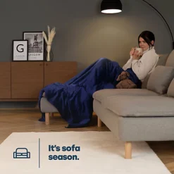 LIVIVO Flannel Fleece Blanket - Super Soft Throw, Cosy Fluffy Warm Solid Bed Couch Blanket Versatile Microfiber Blanket - Single 9 LIVIVO Flannel Fleece Blanket - Super Soft Throw, Cosy Fluffy Warm Solid Bed Couch Blanket Versatile Microfiber Blanket - Single -DIY livivo flannel fleece blanket super soft throw cosy fluffy warm solid bed couch blanket versatile microfiber blanket single5056295397900 04c MP