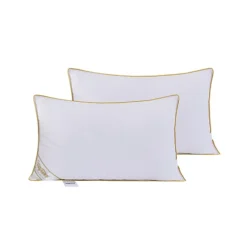 Luxury Goose Feather And Down Pillow - Set Of 2 -DIY luxury goose feather and down pillow set of 20618202330568 04c MP