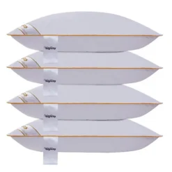 Luxury Goose Feather And Down Pillow - Set Of 4