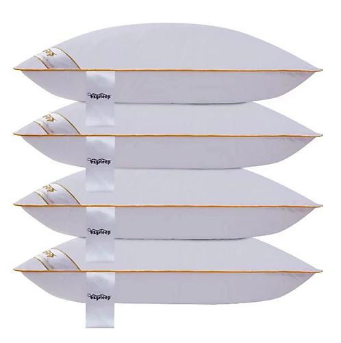 Luxury Goose Feather And Down Pillow - Set Of 4 3 Luxury Goose Feather And Down Pillow - Set Of 4