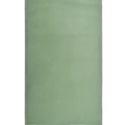 Maestro Collection Solid Design Rug In Green