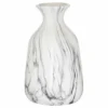 Marble Ellipse Vase - Ceramic - L33 X W33 X H39 Cm - Grey/White -DIY marble ellipse vase ceramic l33 x w33 x h39 cm grey white5050140149782 01c MP