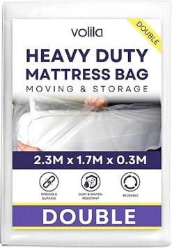 Mattress Bags, Double Bed Mattress Cover, Protectors And Heavy Duty Protective Bags (4.5 X 7.5ft)