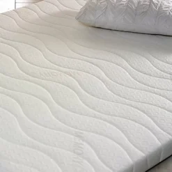 Memory Foam Fibre 3 Inch (7.5cm) Mattress Topper With Cover, 6FT (180x200cm) -DIY memory foam fibre 3 inch 7 5cm mattress topper with cover 6ft 180x200cm 5055620361340 02c MP