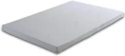 Memory Foam Mattress Topper 5000, 2 Inch With Cover, 4FT (120x190cm) -DIY memory foam mattress topper 5000 2 inch with cover 4ft 120x190cm 5055620303548 02c MP
