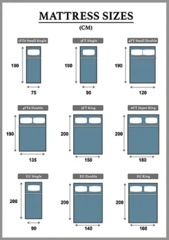 Memory Foam Mattress Topper 5000, 2 Inch With Cover, 4FT (120x190cm) -DIY memory foam mattress topper 5000 2 inch with cover 4ft 120x190cm 5055620303548 03c MP