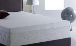 Memory Foam Mattress Topper 7500 With Cover, 3 Inch, 4FT6 (135x190cm)