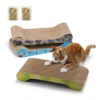Milo & Misty Cat Scratching Boards, Cardboard Cat Scratcher Pack Of 3 With Catnip, Cat Scratchers, Durable Cat Lounger, 48x22x7cm -DIY milo misty cat scratching boards cardboard cat scratcher pack of 3 with catnip cat scratchers durable cat lounger 48x22x7cm5060351498425 01c MP