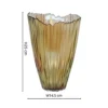 Mocha Rippled Glass Vase H25Cm W14.5Cm 2 Mocha Rippled Glass Vase H25Cm W14.5Cm -DIY mocha rippled glass vase h25cm w14 5cm5055352849192 01c MP