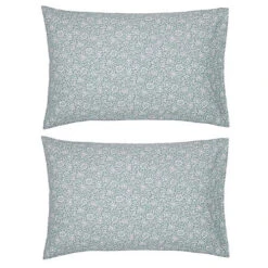 Morris & Co Strawberry Thief Pair Of Standard Pillowcases Cochineal Pink