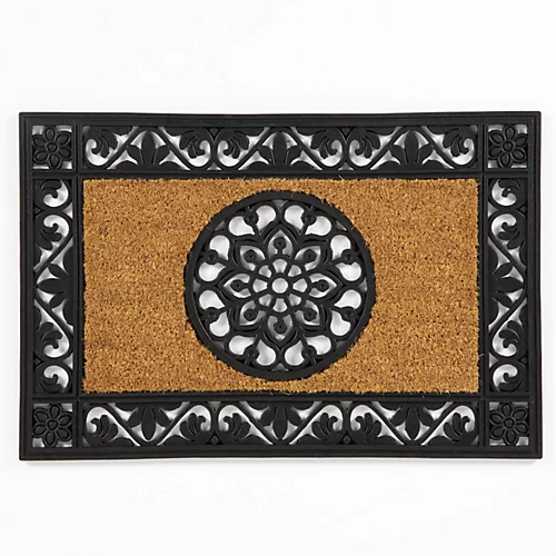 Mudstopper Openshaw 40x60cm Mandala Coir Insert Rubber Mat 3 Mudstopper Openshaw 40x60cm Mandala Coir Insert Rubber Mat
