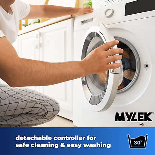 Mylek Electric Blanket Double Bed Premium Fleece Underblanket Dual Control With Elasticated Skirt 6 Mylek Electric Blanket Double Bed Premium Fleece Underblanket Dual Control With Elasticated Skirt - Image 4