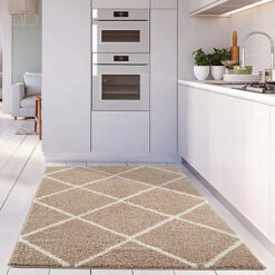 Myshaggy Collection Rugs Diamond Design In Beige 383 BI 9 Myshaggy Collection Rugs Diamond Design In Beige 383 BI -DIY myshaggy collection rugs diamond design in beige 383 bi5056584503319 06c MP