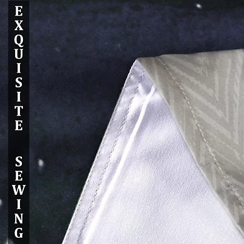 Neel Blue King Size Printed Duvet Cover & 2 Matching Pillow Cases - Floral Grey 6 Neel Blue King Size Printed Duvet Cover & 2 Matching Pillow Cases - Floral Grey - Image 4