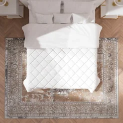 Neutral Beige Traditional Medallion Bordered Living Area Rug 160x230cm 7 Neutral Beige Traditional Medallion Bordered Living Area Rug 160x230cm -DIY neutral beige traditional medallion bordered living area rug 160x230cm5059815595848 02c MP