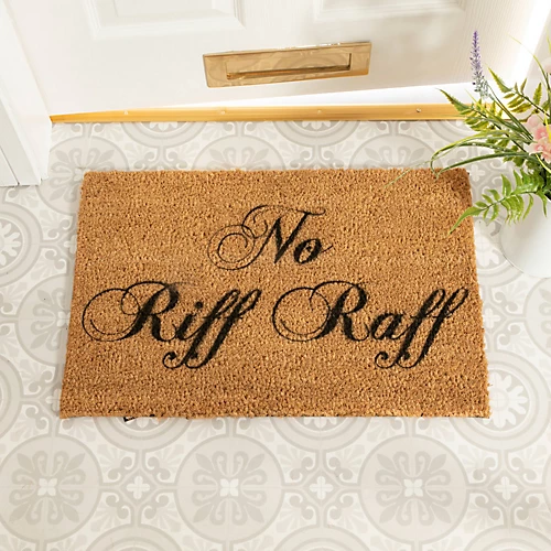 No Riff Raff Doormat - Regular 60x40cm 3 No Riff Raff Doormat - Regular 60x40cm